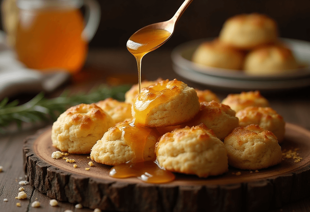 Honey-Rakija biskit Bites